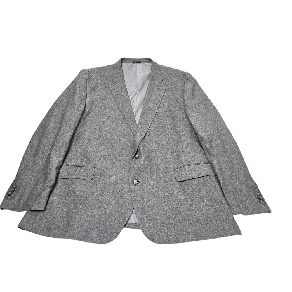 Stafford Men's Blazer Sport Coat 52R Gray Marl